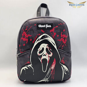 Ghost Face Blood Splatter Mini Backpack New